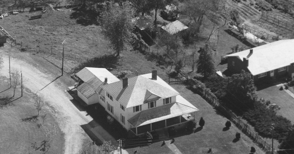 Vintage Aerial photo from 1995 in McDowell County, NC