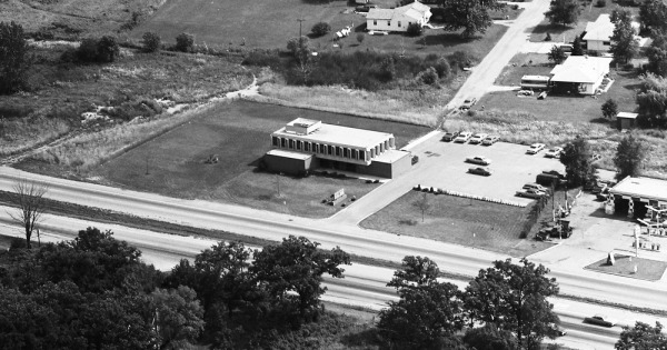 Vintage Aerial photo from 1973 in Lake County, IL