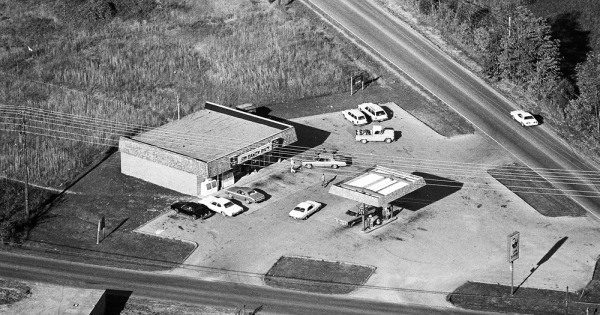 Vintage Aerial photo from 1980 in Rutherford County, TN