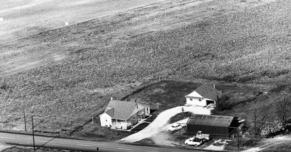 Vintage Aerial photo from 1964 in Cumberland County, PA
