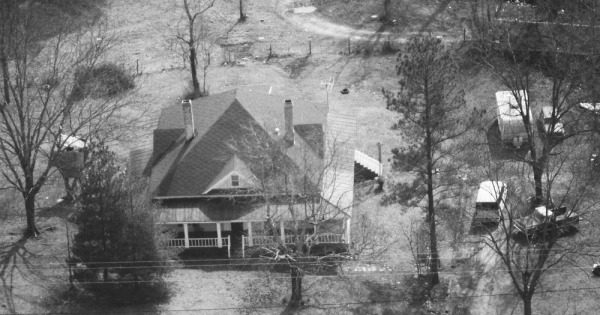 Vintage Aerial photo from 1987 in Carroll County, GA