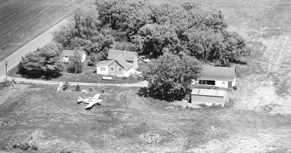Vintage Aerial photo from 1980 in St. Croix County, WI