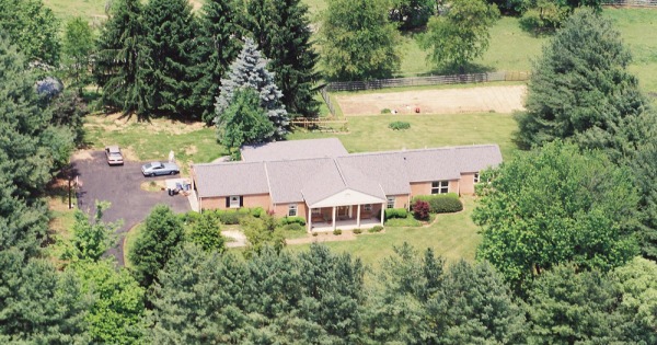 Vintage Aerial photo from 2002 in Montgomery County, VA