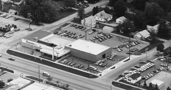 Vintage Aerial photo from 1985 in Wayne County, MI