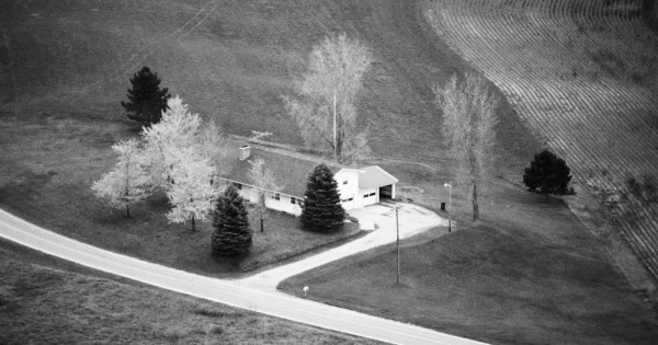 Vintage Aerial photo from 1984 in Ingham County, MI
