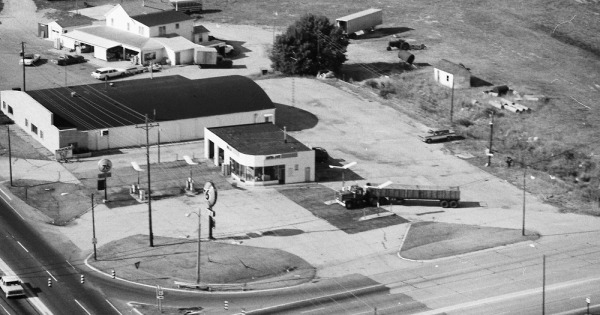 Vintage Aerial photo from 1978 in Marshall County, IN