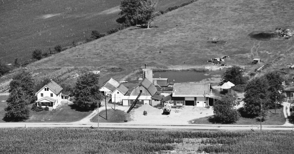 Vintage Aerial photo from 1981 in Lorain County, OH
