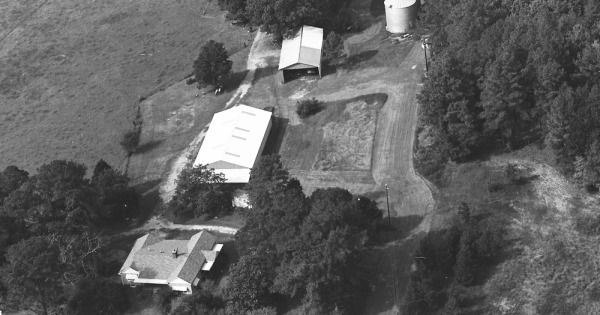 Vintage Aerial photo from 2002 in Chester County, SC
