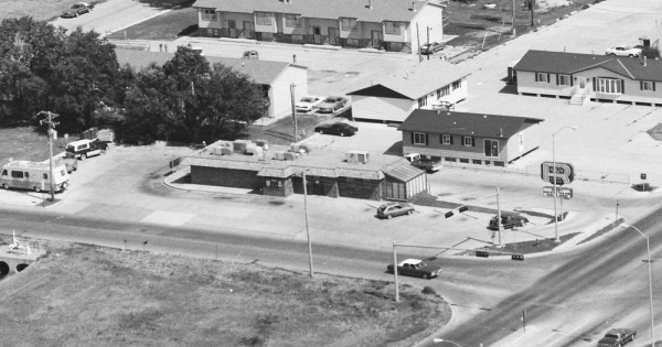 Vintage Aerial photo from 1984 in Buffalo County, NE