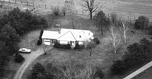 Vintage Aerial photo from 1974 in York County, PA