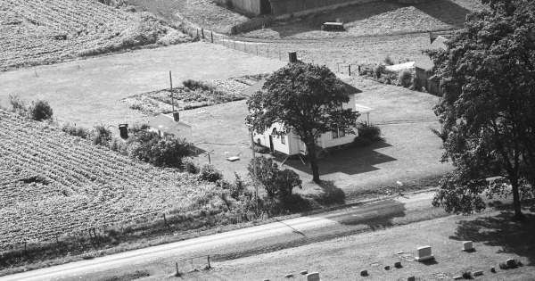 Vintage Aerial photo from 1976 in Mercer County, IL