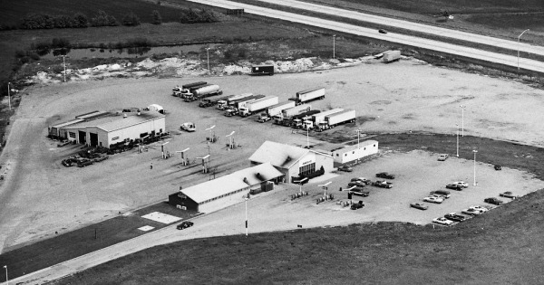 Vintage Aerial photo from 1980 in Grundy County, IL