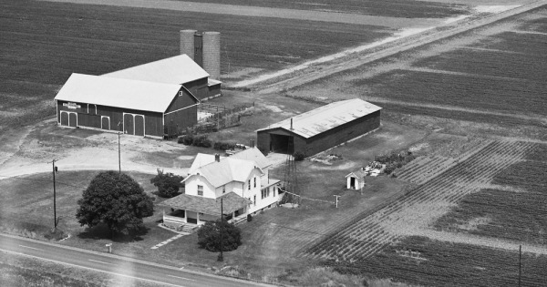 Vintage Aerial photo from 1981 in Henry County, OH