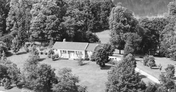 Vintage Aerial photo from 1983 in Powhatan County, VA
