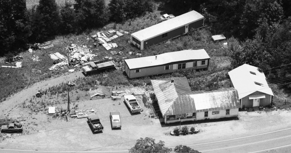 Vintage Aerial photo from 1988 in Forsyth County, NC