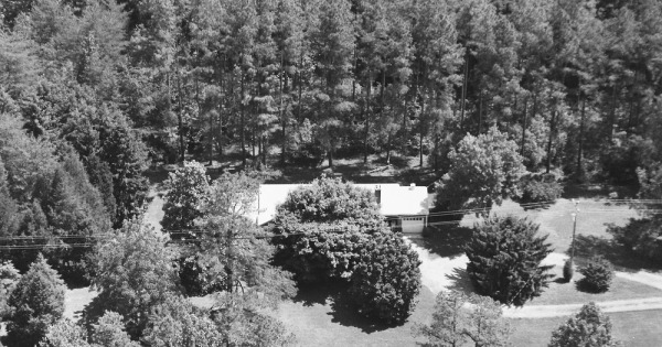 Vintage Aerial photo from 1996 in Charlotte County, VA