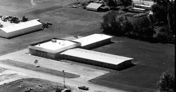 Vintage Aerial photo from 1971 in Lee County, IL