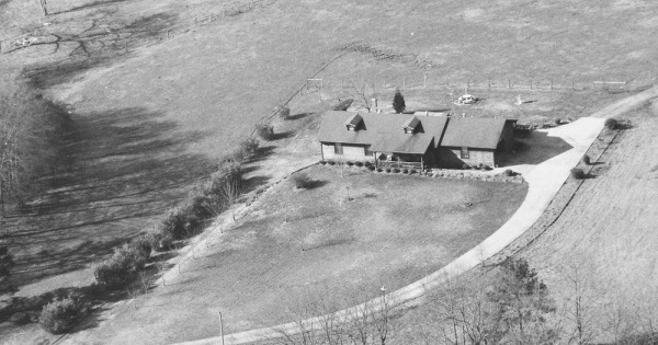 Vintage Aerial photo from 1995 in Habersham County, GA