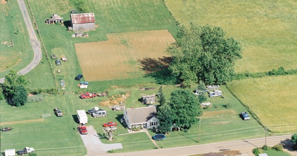 Vintage Aerial photo from 2004 in Washington County, TN