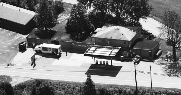 Vintage Aerial photo from 1991 in McDowell County, NC