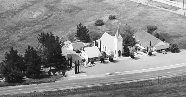 Vintage Aerial photo from 1969 in Shasta County, CA