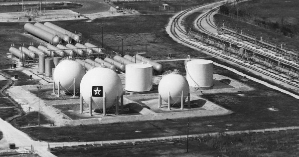Vintage Aerial photo from 1993 in St. Charles Parish, LA