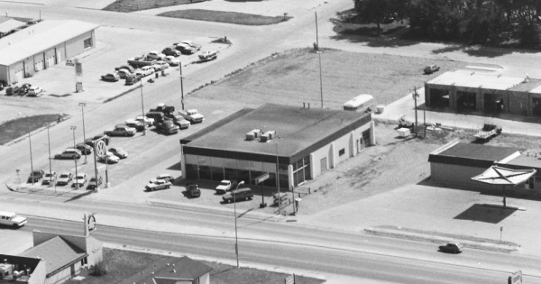 Vintage Aerial photo from 1984 in Buffalo County, NE