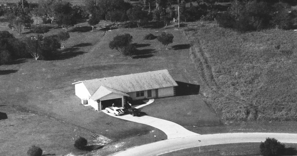 Vintage Aerial photo from 1992 in Manatee County, FL