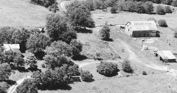 Vintage Aerial photo from 1987 in Osage County, MO