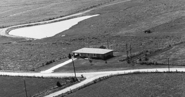 Vintage Aerial photo from 1970 in Marion County, MO