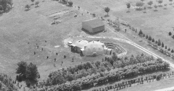 Vintage Aerial photo from 1990 in Clinton County, IA
