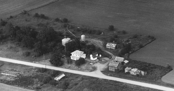 Vintage Aerial photo from 1992 in Boone County, IA