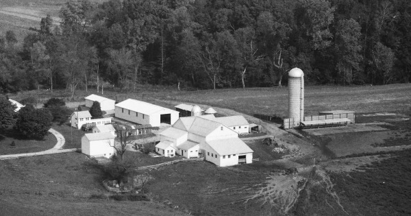 Vintage Aerial photo from 1990 in Cecil County, MD