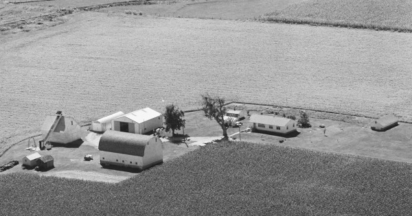 Vintage Aerial photo from 1979 in Benton County, IN