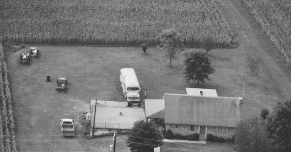 Vintage Aerial photo from 1980 in Perry County, PA
