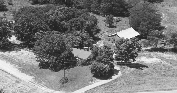 Vintage Aerial photo from -1986 in Obion County, TN