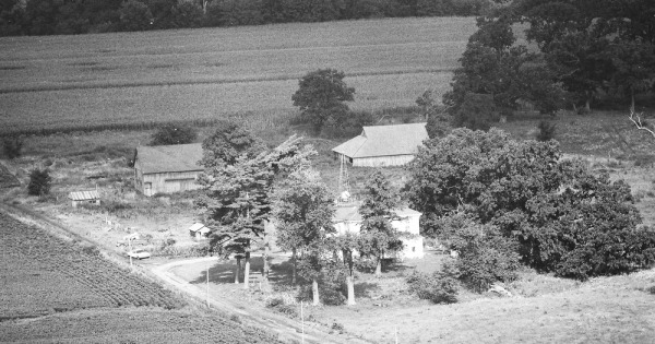 Vintage Aerial photo from 1976 in Mercer County, IL