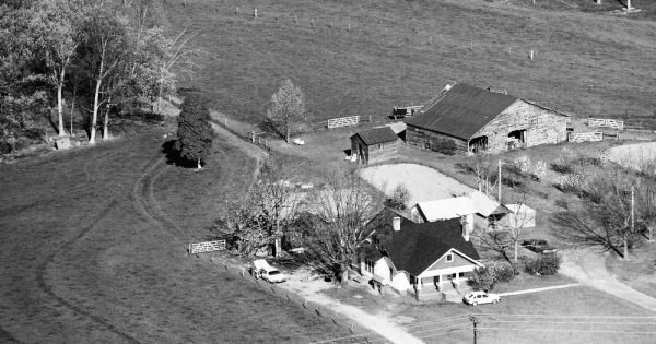 Vintage Aerial photo from 1988 in Catawba County, NC