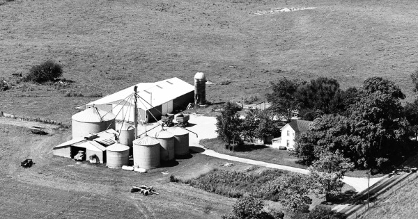 Vintage Aerial photo from 1974 in Clark County, OH