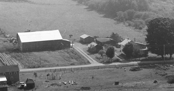 Vintage Aerial photo from 1986 in Cattaraugus County, NY