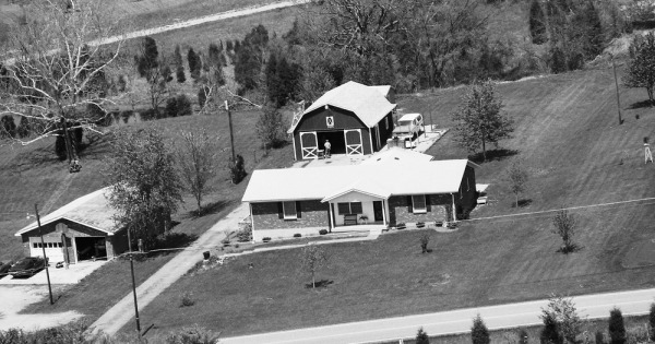 Vintage Aerial photo from 1986 in Spencer County, KY