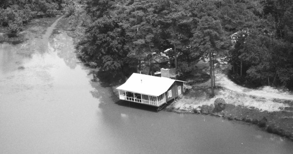 Vintage Aerial photo from 1988 in Jones County, GA