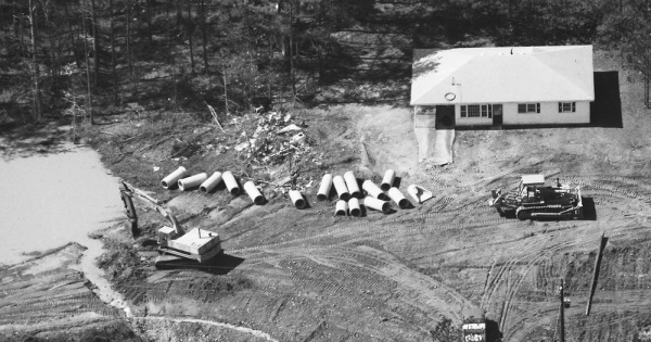 Vintage Aerial photo from 1987 in Carroll County, GA