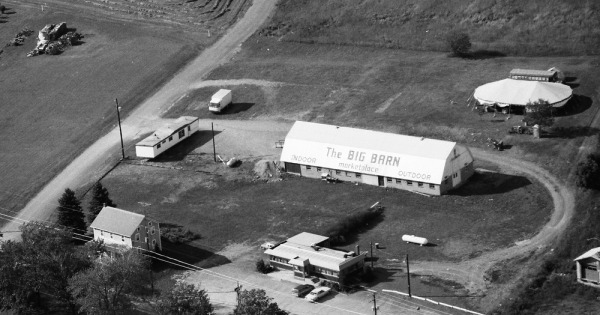 Vintage Aerial photo from 1984 in Monroe County, PA