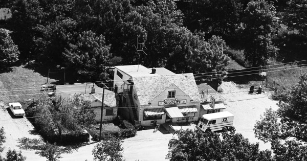 Vintage Aerial photo from 1965 in Lake County, IL