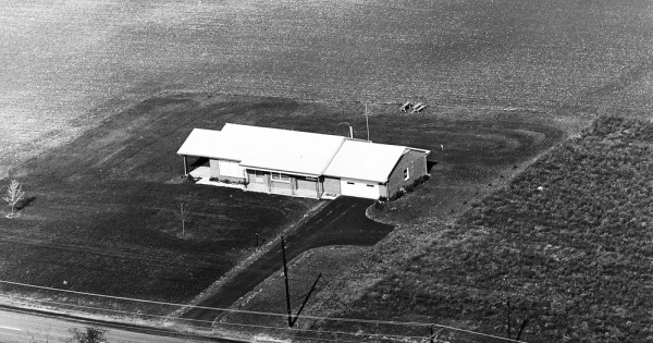 Vintage Aerial photo from 1964 in Cumberland County, PA