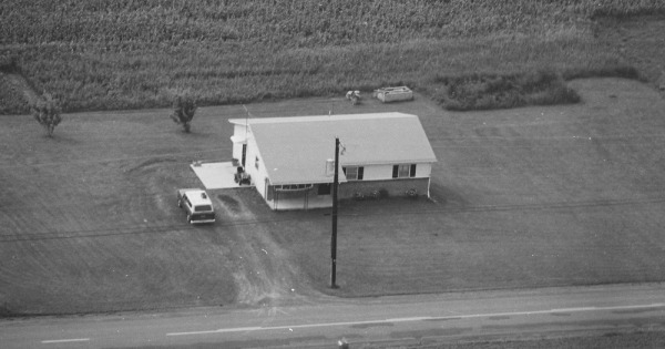 Vintage Aerial photo from 1980 in Perry County, PA
