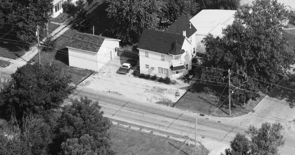 Vintage Aerial photo from 1990 in Clinton County, IA