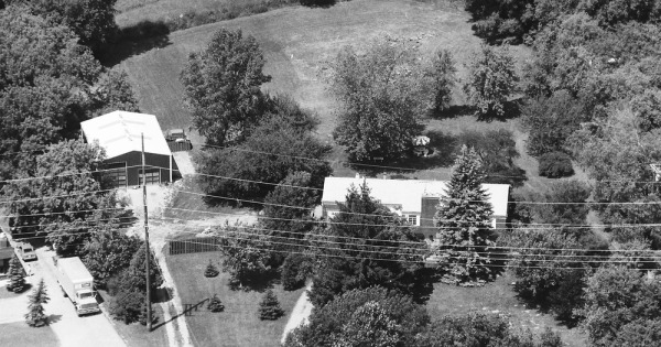 Vintage Aerial photo from 1985 in Wayne County, MI