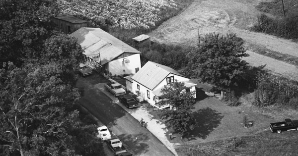 Vintage Aerial photo from 1982 in Morgan County, KY